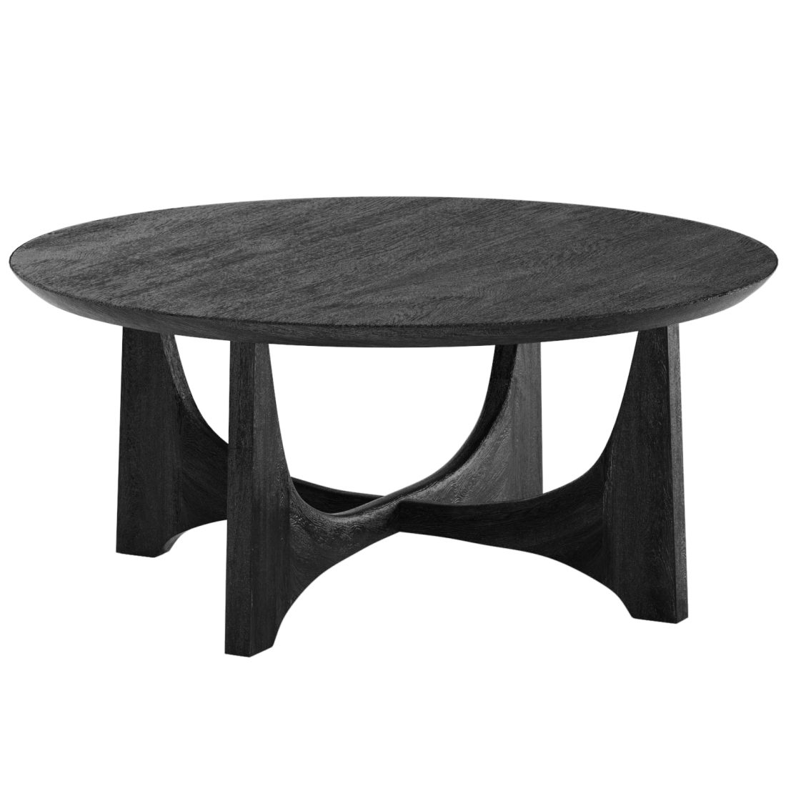 Wood Coffee Table West Elm - 3D Model for VRay, Corona