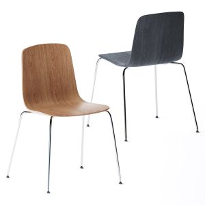 Stackable Wooden Chair Aavo By Arper