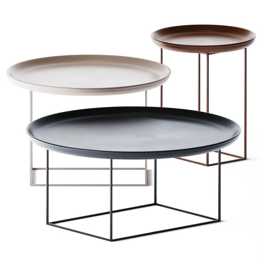 Duke Coffee Tables Set By Norr11 3D Model for Corona | CGMood