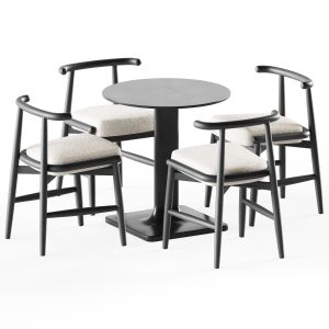 Table Plinto By Varaschin And Chair Emilia By Meri