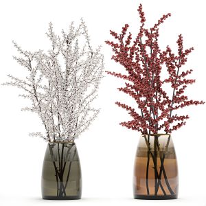 Decorative Bouquet Of Branches With Red Berries 99