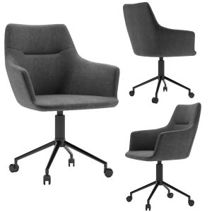 Fulton Office Chair Charcoal Grey by Oliver space