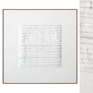 Wall Textured Plaster Artwork In A Frame