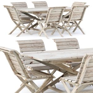 Eric Wooden Outdoor Furniture Set V3 By Bpoint