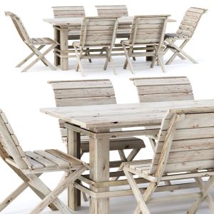 Eric Wooden Outdoor Furniture Set V1 By Bpoint