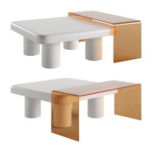 Square Nesting Coffee Table Set By Homary