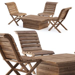 Eric Wooden Outdoor Furniture Set V6 By Bpoint