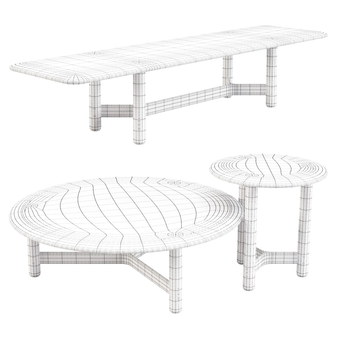district-eight-stilt-coffee-tables-set-01-3d-model-for-corona