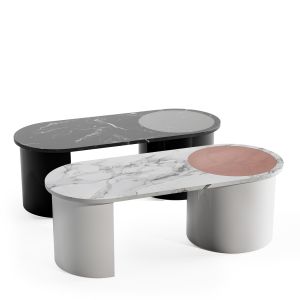 Bower Marble Contour Table