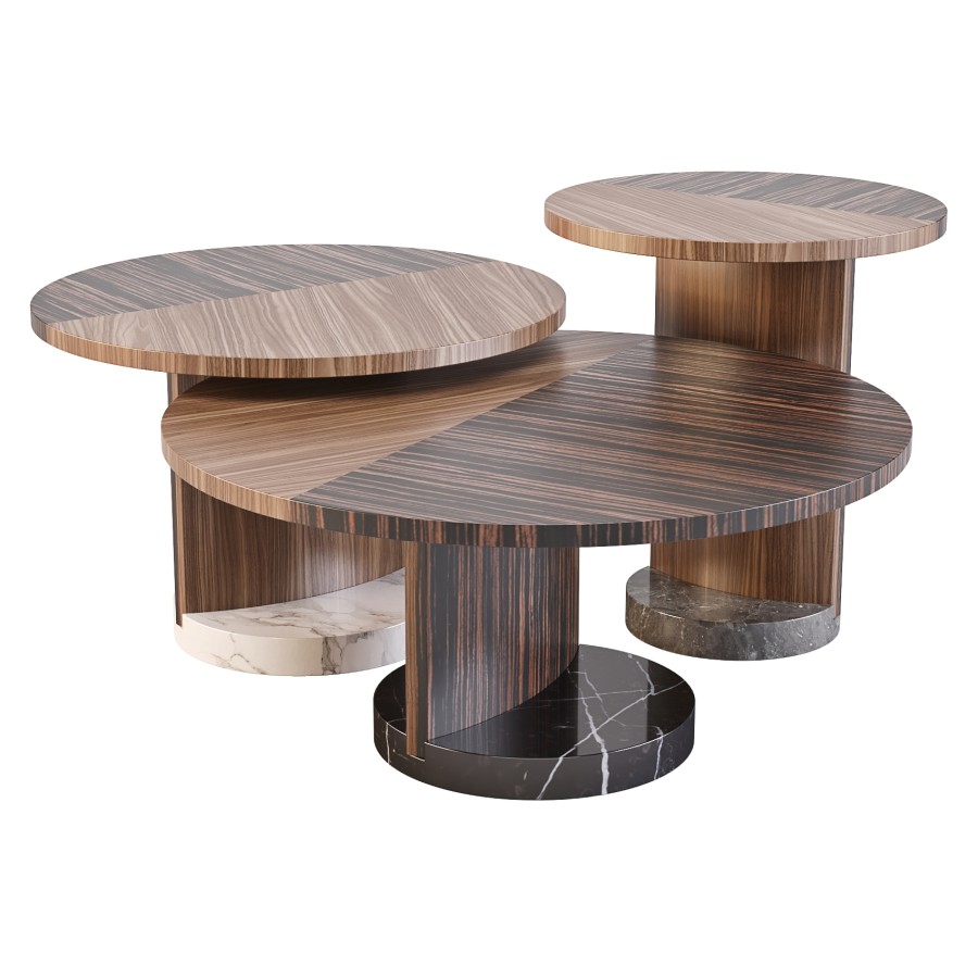 Porada: Leaf - Coffee And Side Tables 3D Model for Corona | CGMood