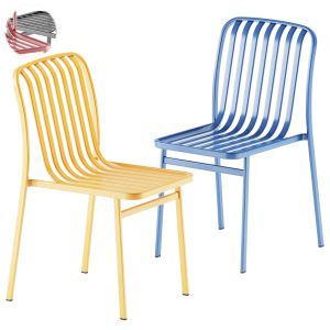 Kano Stackable Steel Chair By Babel D