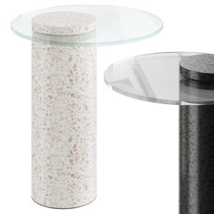Round Terrazzo Base | Side Table
