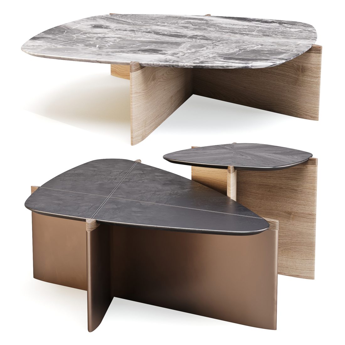 Giorgetti: Griffe - Coffee And Side Tables 3D Model for Corona | CGMood