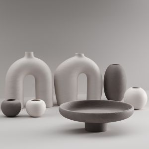 Set Of Decorative Vases "arcadian"