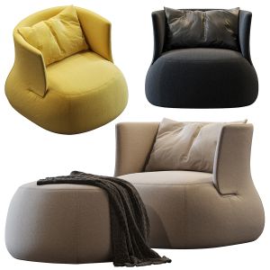 Armchair Fat-sofa By B&b Italia