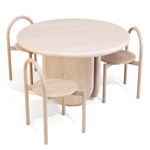 CuffStudio And SBW (Paddle Table And Halo Chairs)