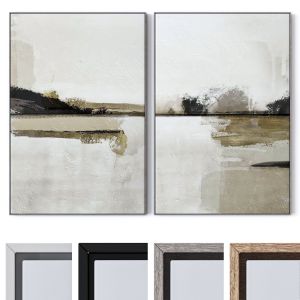 Set Of Large Wall Paintings 2393