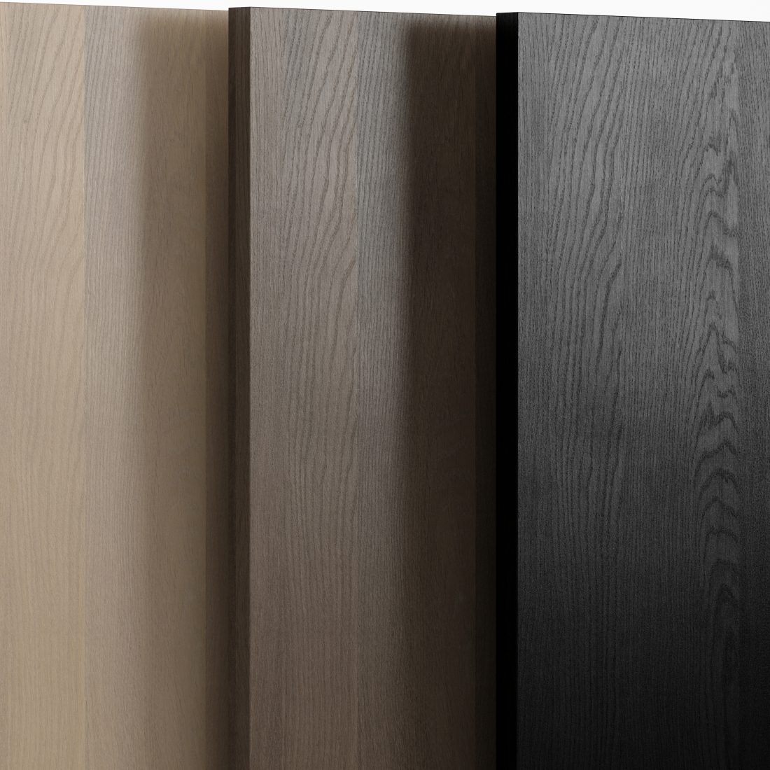 Oak Wood 6 With 6 Colors - 3D Model for VRay, Corona