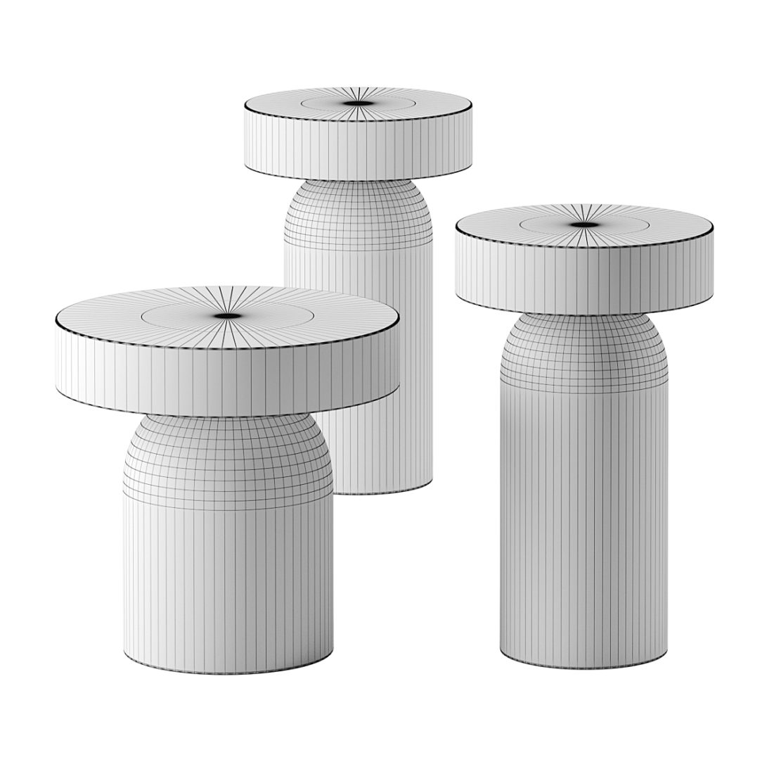 Francis Side Tables By Lema - 3D Model for Corona