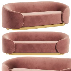 Seater Sofa Upholstered Velvet Sofa By Homary
