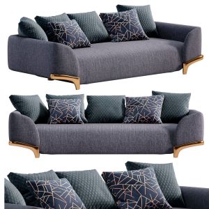 Linen Upholstered Sofa By Homary