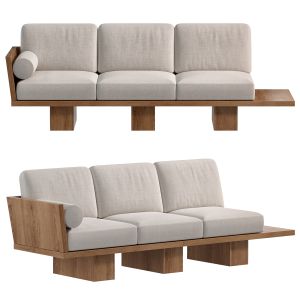 Walnut Modern Solid Wood Living Room Sofa By Homar