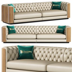 Seater White Chesterfield Sofa By Homary