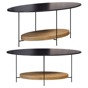 Modern Black Natural Coffee Table By Homary