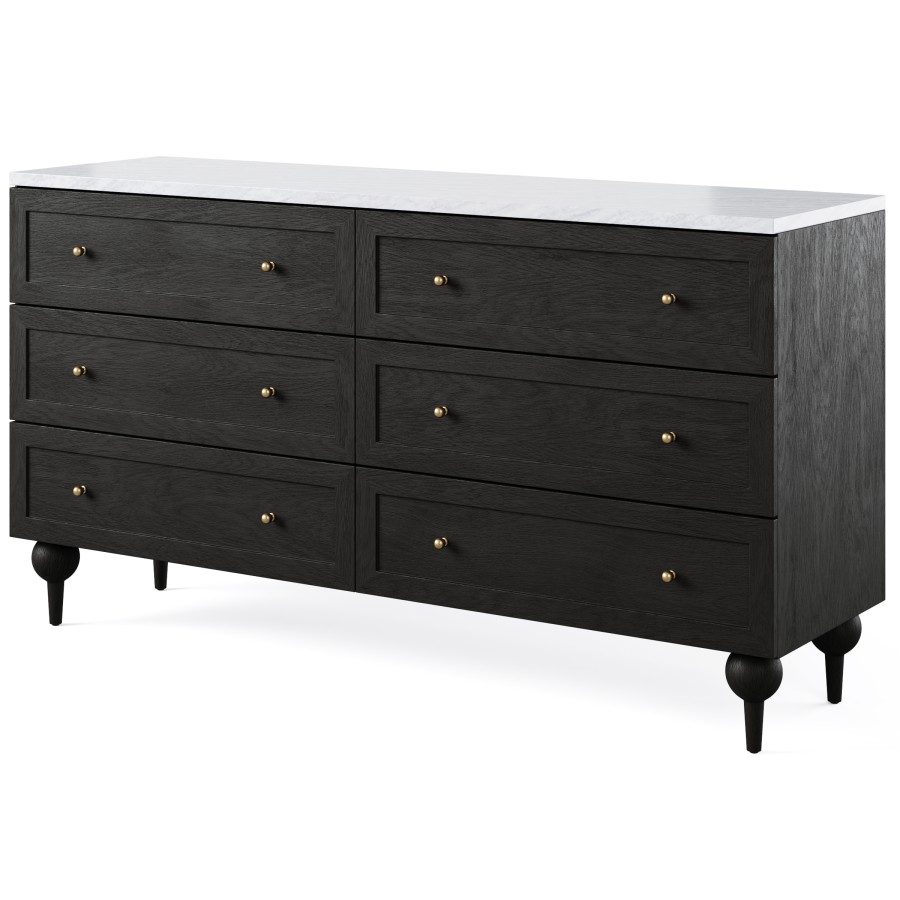 Fern Six Drawer Dresser By Anthropologie 3D Model for VRay, Corona | CGMood