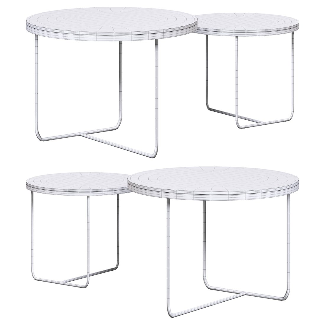 Modern Nesting Coffee Table By Homary 3D Model for Corona | CGMood