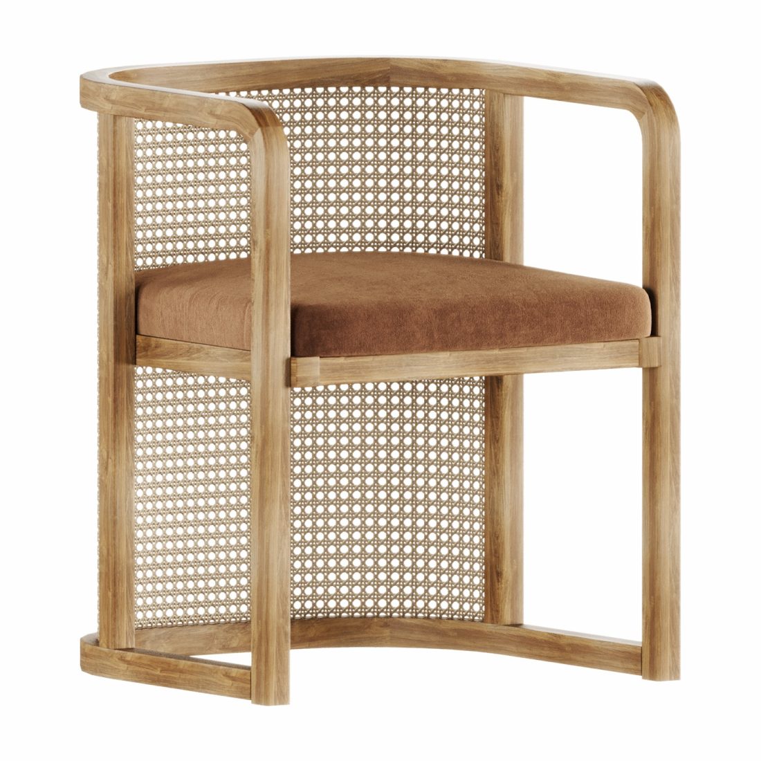 Cambria Cane Dining Chair 3D Model for Corona | CGMood