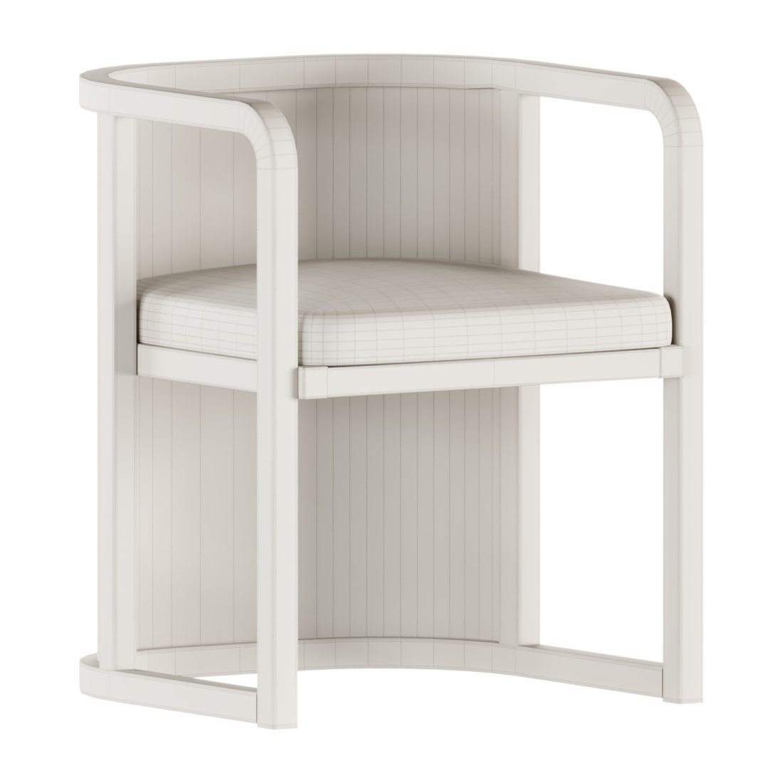 Cambria Cane Dining Chair 3D Model for Corona | CGMood