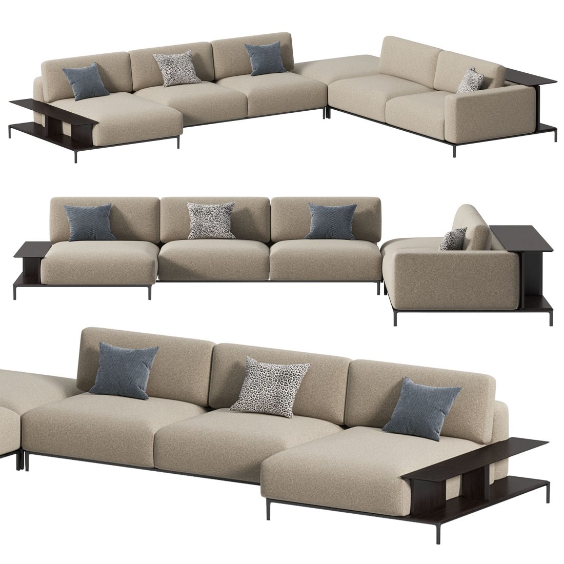 Man Go Sofa By Bodema - 3D Model for Corona