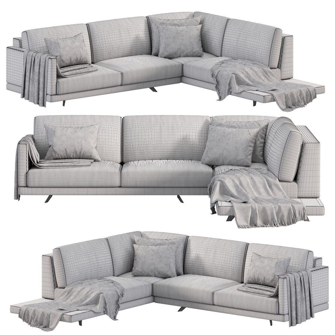 Etime Sofa By Bodema 3D Model for Corona | CGMood