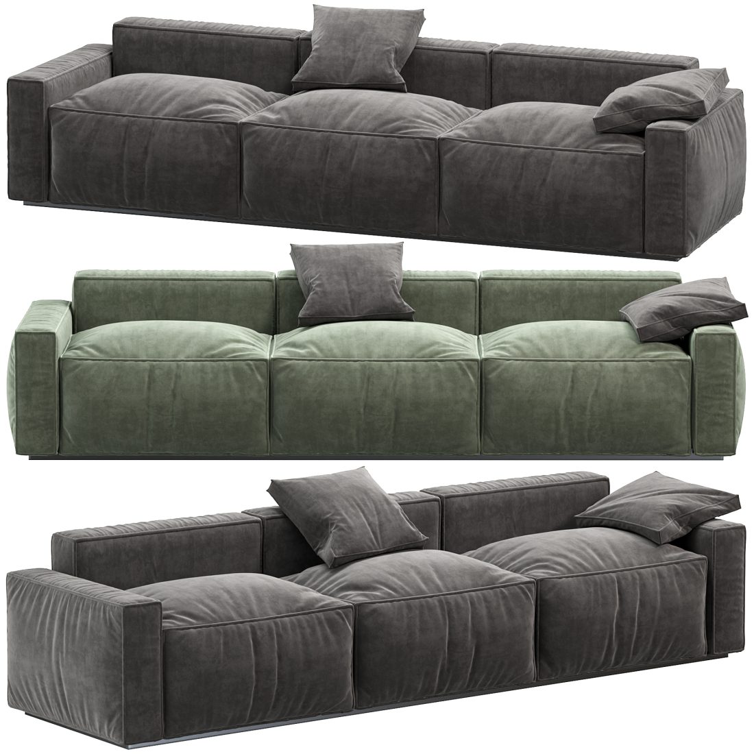 Pota Sofa By Artipieces 3D Model for Corona