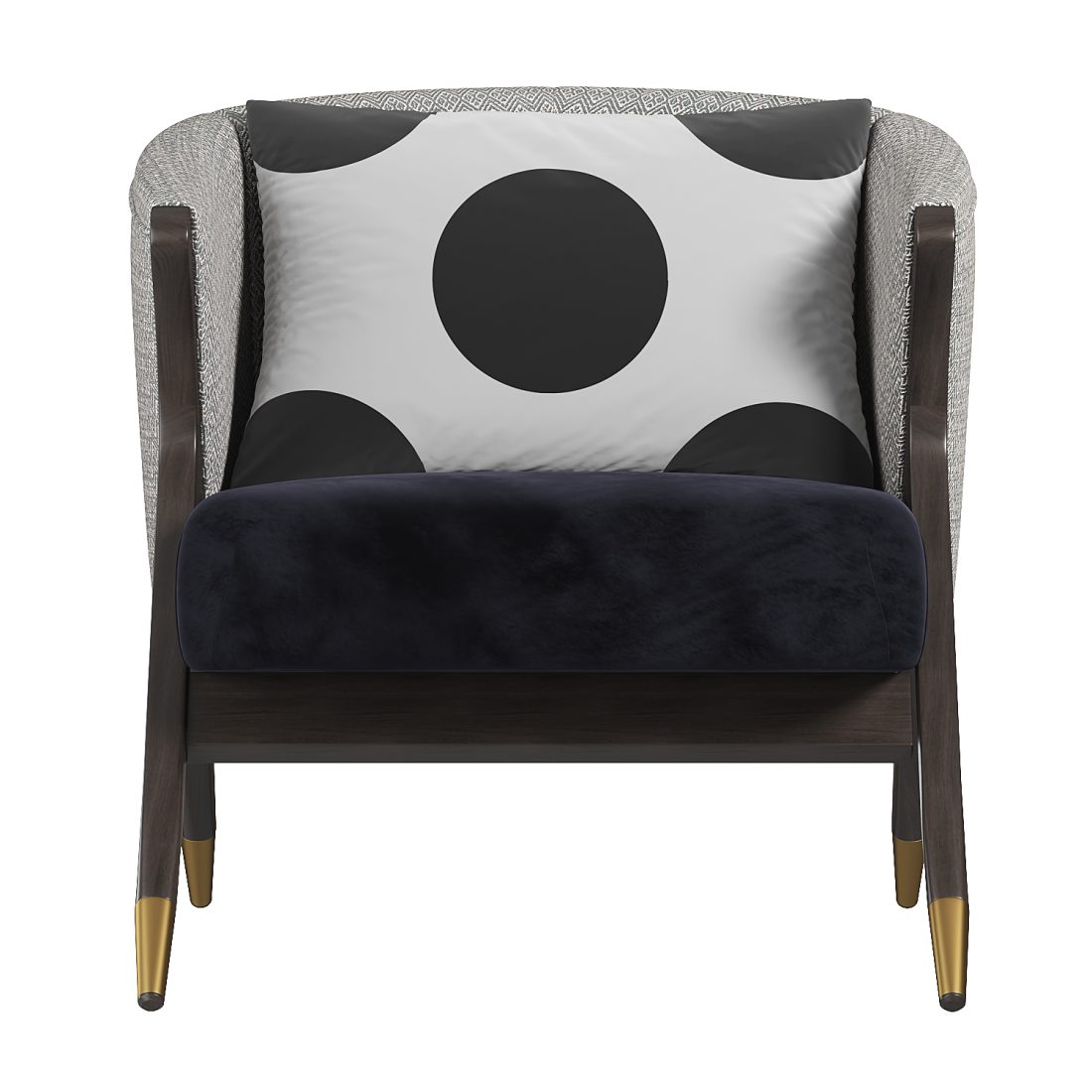 Trun Armchair By Vicalhome - 3D Model for Corona