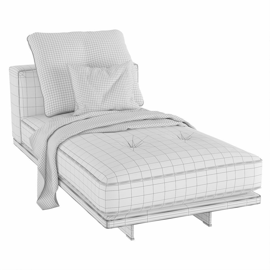 Couch Dylan 3D Model for VRay, Corona | CGMood
