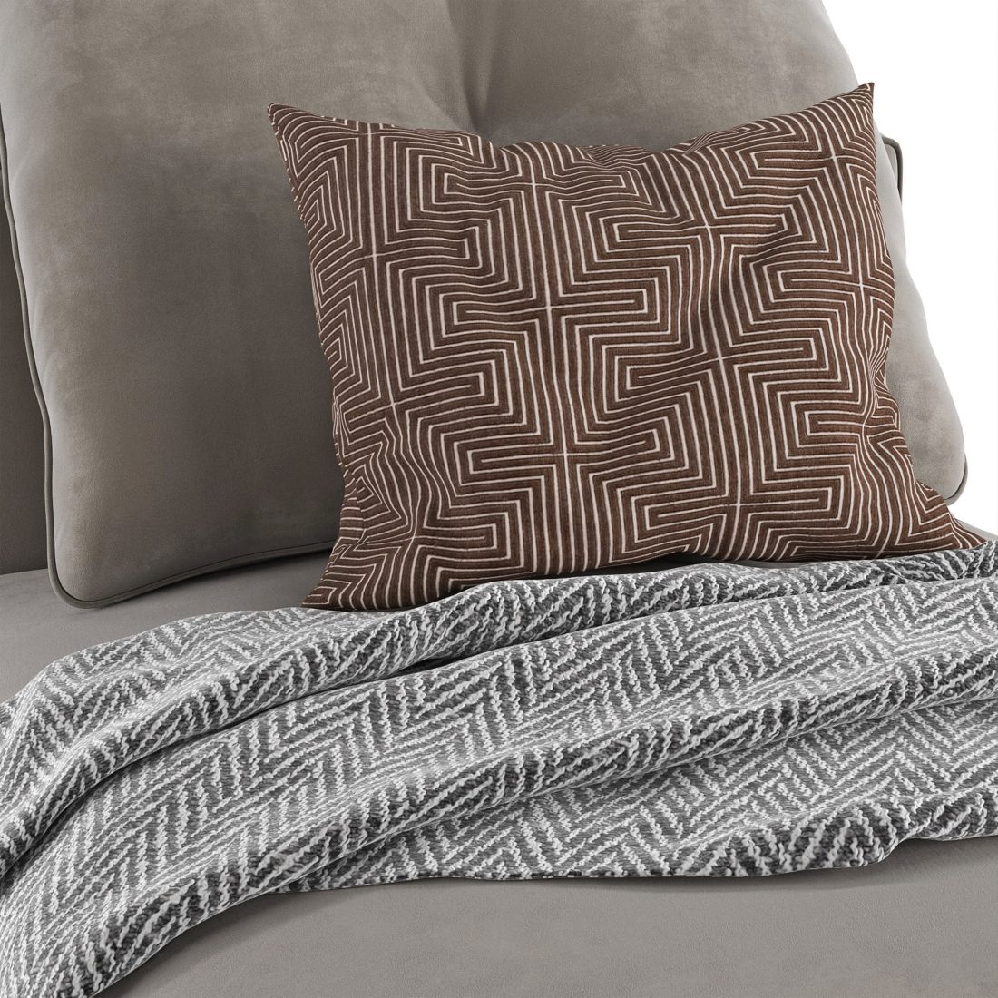 Couch Dylan 3D Model for VRay, Corona | CGMood