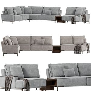 Gola Corner Sofa With Moon Chaise 176 Sofa By Lazz