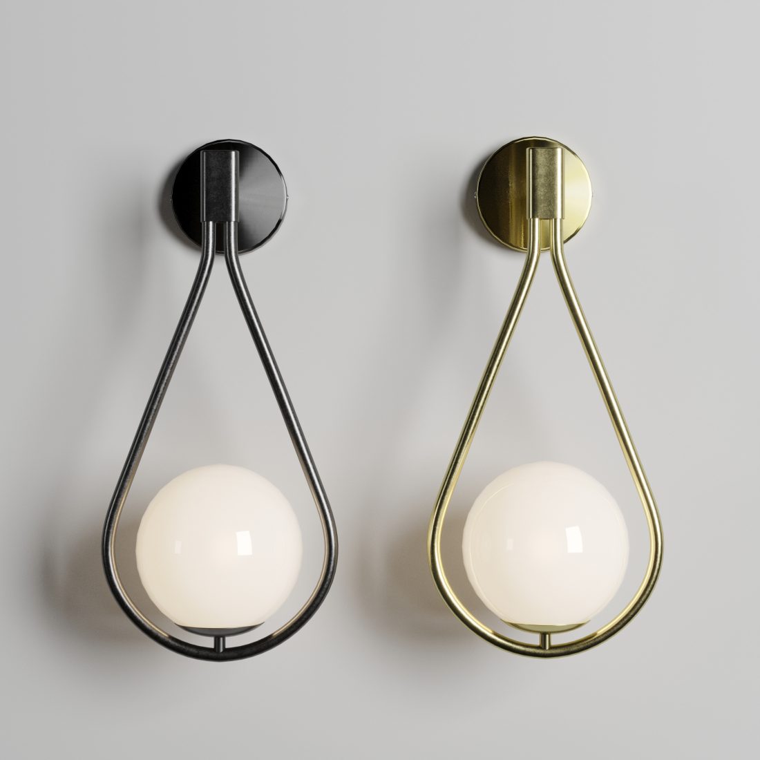Led Indoor Wall Lamp 3D Model for VRay, Corona | CGMood