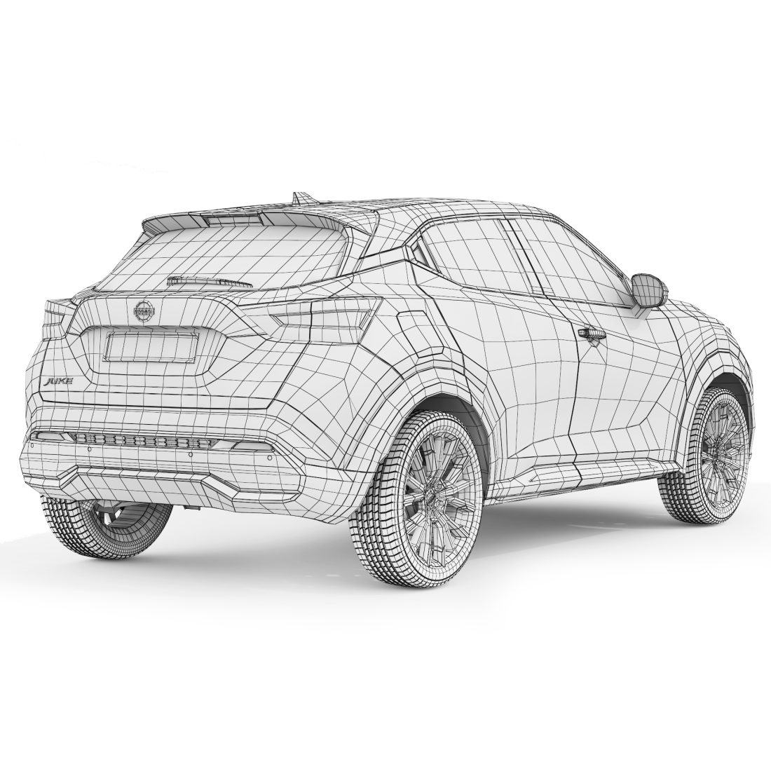 Nissan Juke 2020 - 3D Model for VRay
