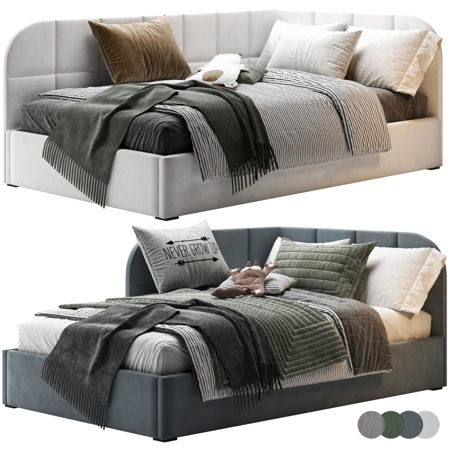 Box Kids Beds 3D Model for VRay, Corona | CGMood