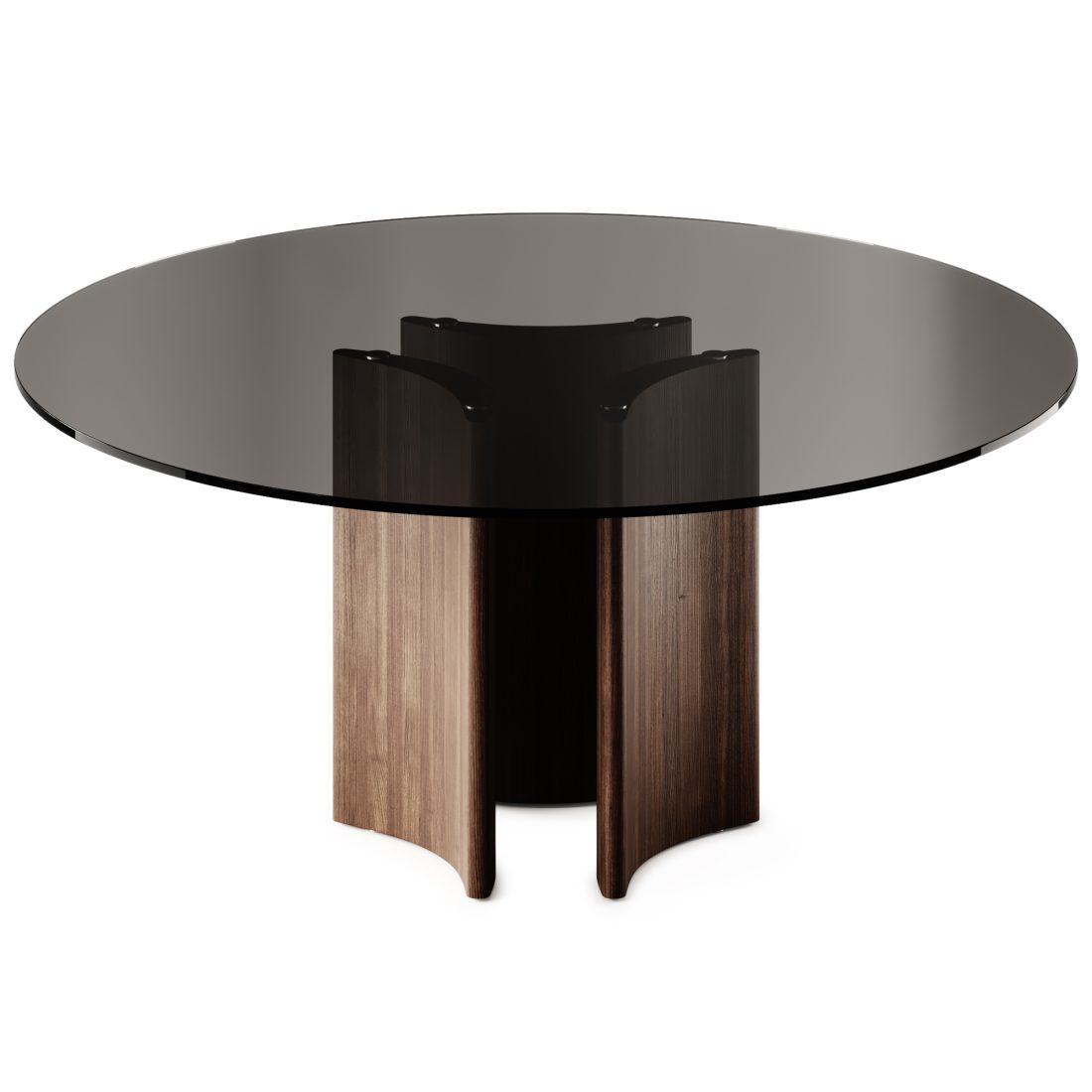 Alan Round Glass Dining Table By Porada 3D Model for Corona | CGMood