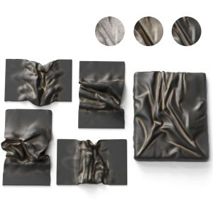 Panel Imitating Fabric Folds