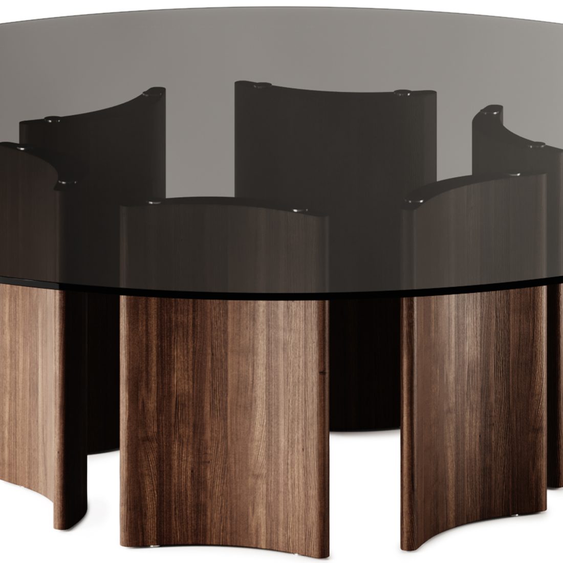 Alan Tondo Round Glass Dining Table By Porada - 3D Model for Corona