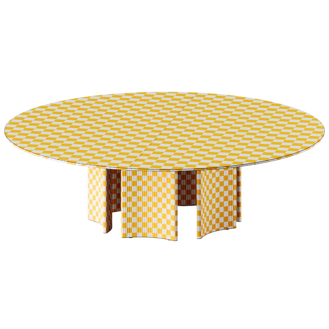 Alan Tondo Round Glass Dining Table By Porada - 3D Model for Corona