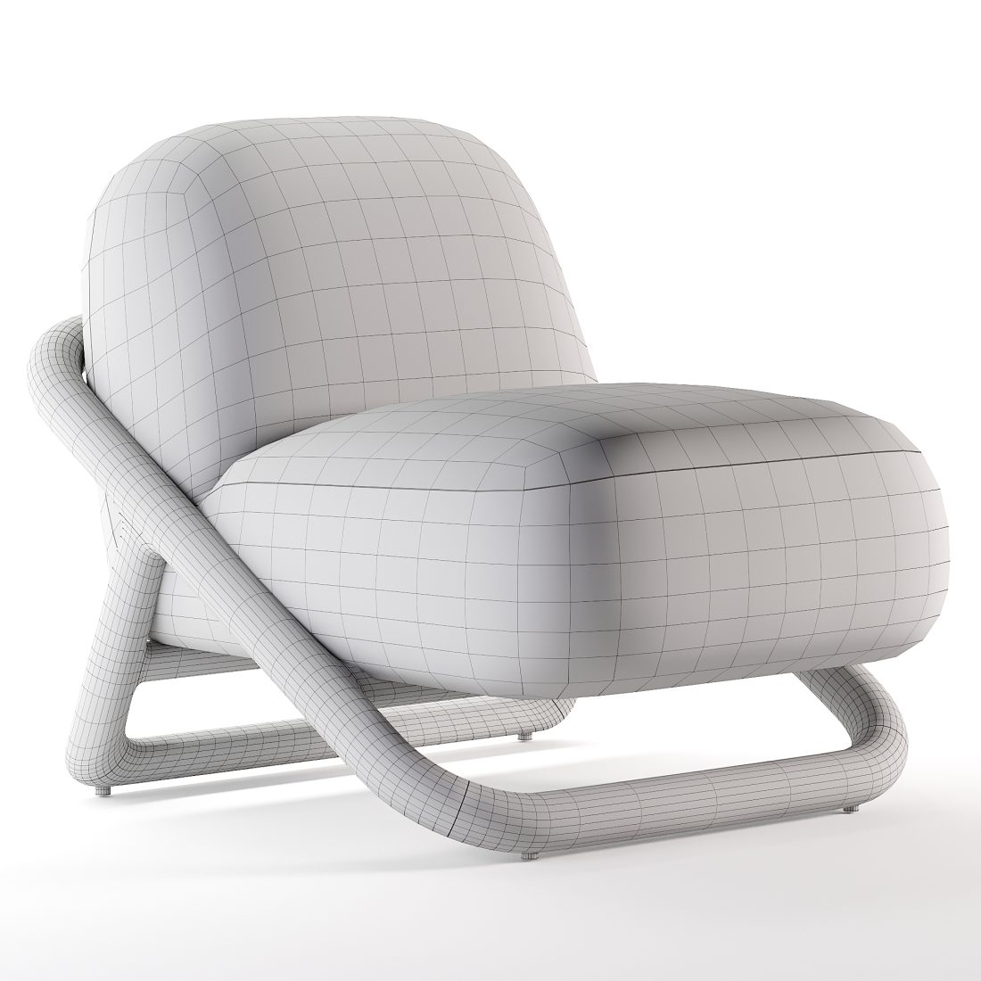 Ezra Chair - 3D Model for Corona
