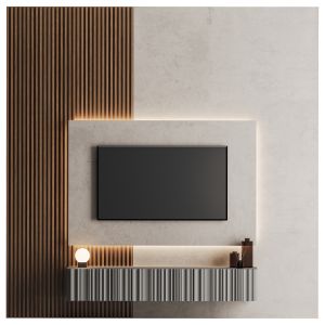 Tv Wall With Decor