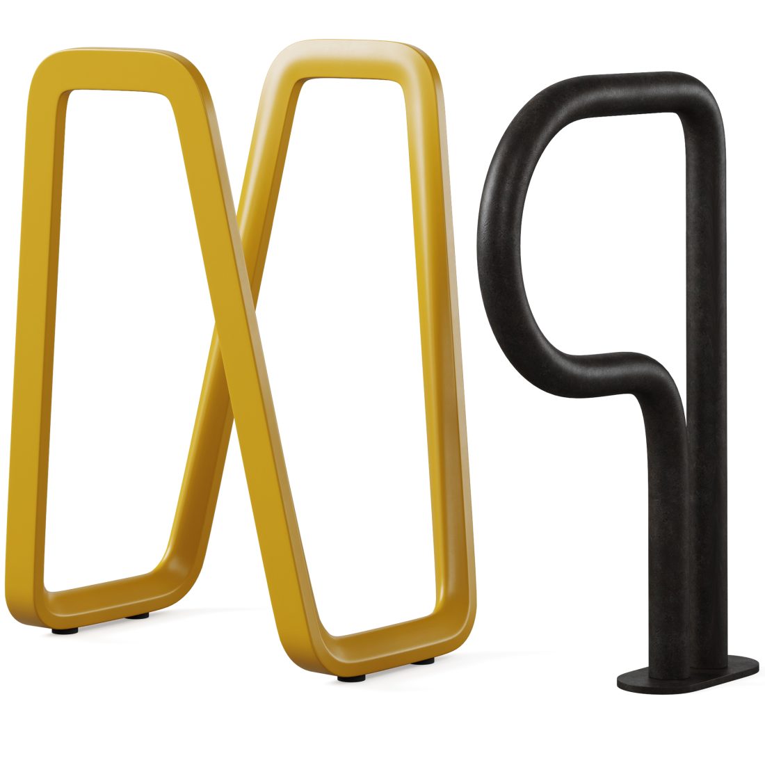 Bicycle Parking By Mmcite - 3D Model for VRay, Corona