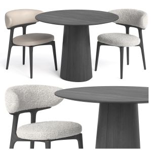 Baxter Clotilde Chair And Ton Table